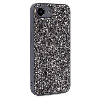 iPhone 16E - Diamant Glitter - Grijs