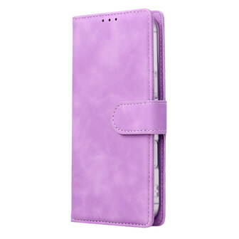 iPhone 16e - Suide Book Case - Paars