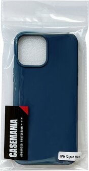 iPhone 13 Pro Max - HQ TPU Back Cover - Donker Blauw