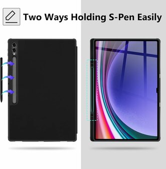 Samsung Tab S10 Plus (12.4 inch) - Zwart - Smart Cover
