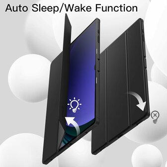 Samsung Tab S10 Plus (12.4 inch) - Zwart - Smart Cover