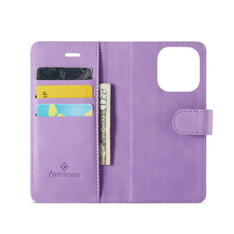 iPhone 16 Pro - Bright Lila - 2 in 1 Book Case