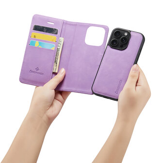 iPhone 16 Pro - Bright Lila - 2 in 1 Book Case