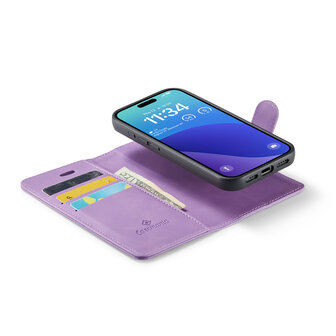 iPhone 16 Pro - Bright Lila - 2 in 1 Book Case