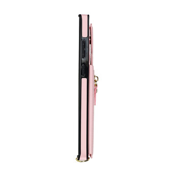 Samsung S24 Ultra Roze - Back Cover met Koord