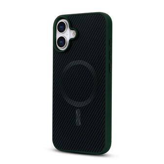 iPhone 16 - Groen - Carbon MagSafe Back Cover