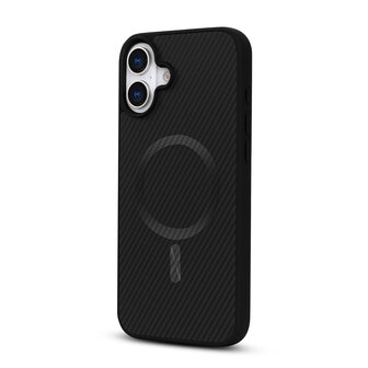 iPhone 16 - Zwart - Carbon MagSafe Back Cover