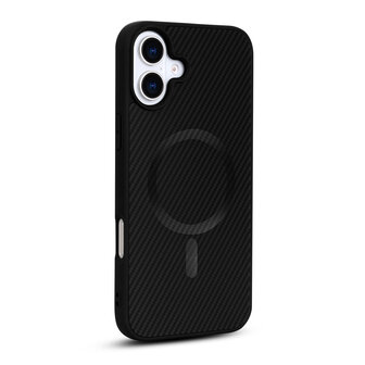 iPhone 16 - Zwart - Carbon MagSafe Back Cover