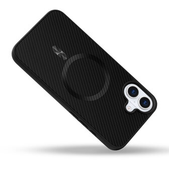 iPhone 16 - Zwart - Carbon MagSafe Back Cover