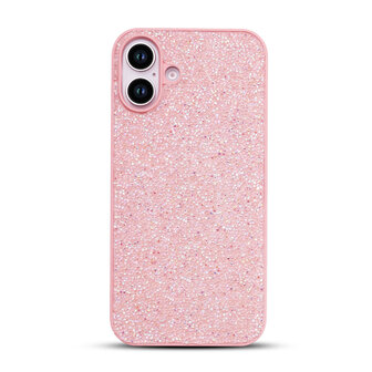 iPhone 16 - Diamant Glitter - Roze