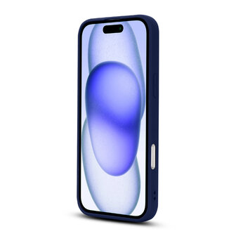 iPhone 14 Pro - Blauw - Carbon MagSafe Back Cover