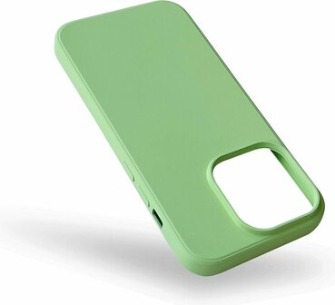 iPhone 14 Pro - Microfiber Back Cover - Groen