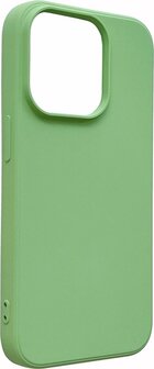 iPhone 14 Pro - Microfiber Back Cover - Groen
