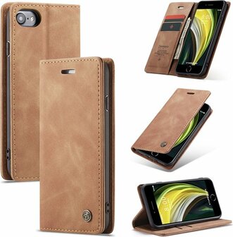 iPhone SE 2020 Sienna Brown - Book Case