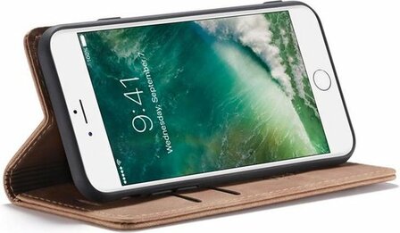 iPhone SE 2020 Sienna Brown - Book Case