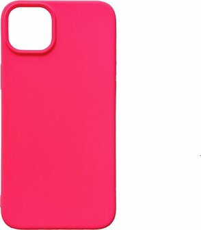 iPhone 14 Plus - HQ TPU Back Cover - Neon Roze