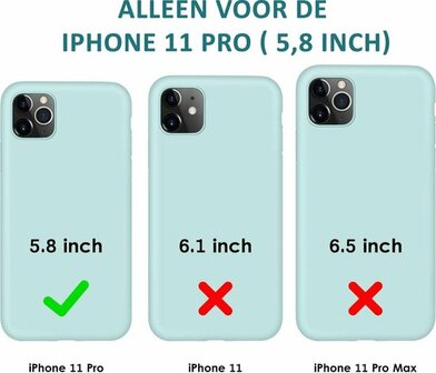 iPhone 11 Pro - Back Cover &amp;amp; Glas - Geel