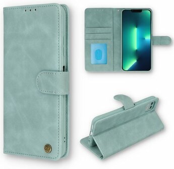 iPhone SE 2022 Aqua Blue - HQ Book Case