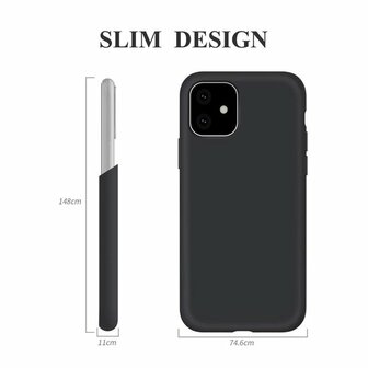iPhone 11 - Back Cover &amp;amp; Glas - Zwart