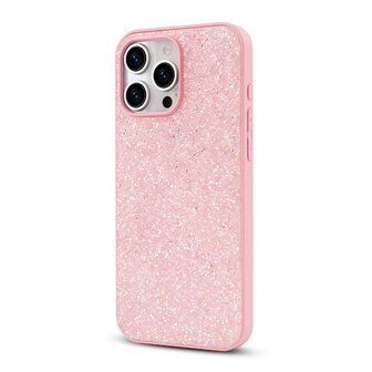 iPhone 16 Pro - Diamant Glitter - Roze