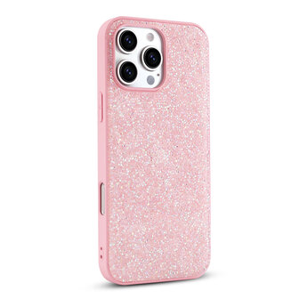 iPhone 16 Pro - Diamant Glitter - Roze
