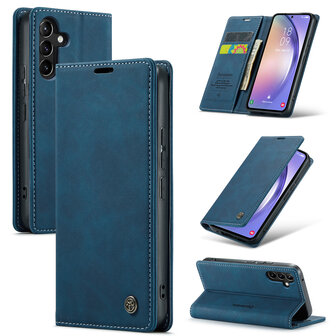 Samsung A14 Navy Blue - Book Case