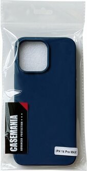 iPhone 14 Pro Max - HQ TPU Back Cover - Donker Blauw