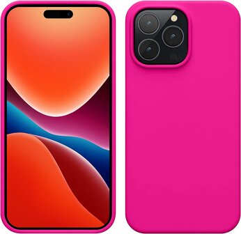 iPhone 14 Pro - Liquid Back Cover - Roze