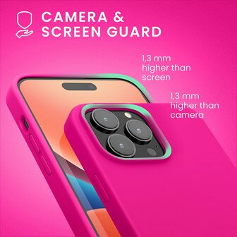 iPhone 14 Pro - Liquid Back Cover - Roze
