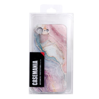 iPhone 16e - Paars - Marmer MagSafe Back Cover