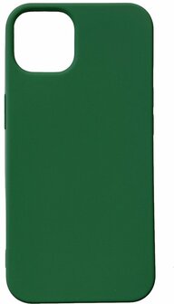 iPhone 14 - HQ TPU Back Cover - Donker Groen