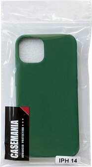 iPhone 14 - HQ TPU Back Cover - Donker Groen