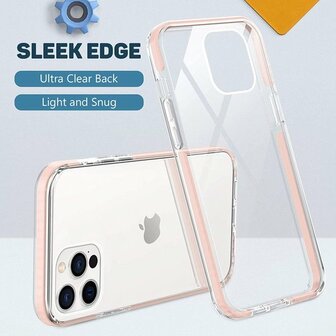 iPhone 11 Pro Max Roze - Gel Armor Back Cover