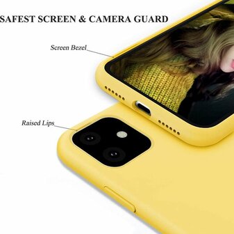 iPhone 11 - Back Cover &amp;amp; Glas - Geel