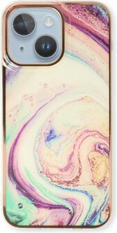 iPhone 14 Plus - Marmer Back Cover - Twister