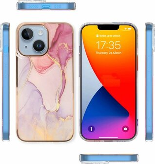 iPhone 14 Plus - Marmer Back Cover - Nova