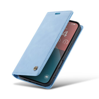 iPhone 16 - Sky Blue - Book Case
