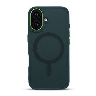 iPhone 16 - Groen - Matte Armor - Geschikt voor MagSafe