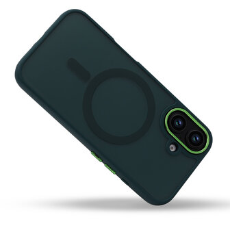 iPhone 16 - Groen - Matte Armor - Geschikt voor MagSafe