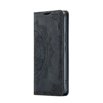 Samsung A14 Charcoal Gray - Mandala Book Case