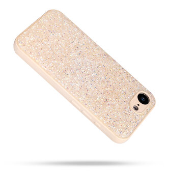 iPhone 16E - Diamant Glitter - Goud