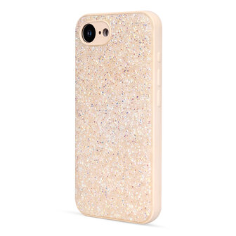 iPhone 16E - Diamant Glitter - Goud