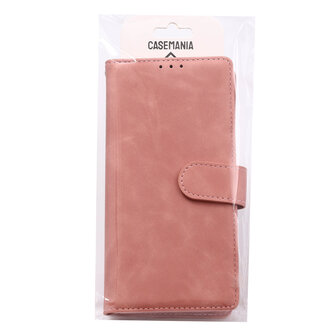 iPhone 16e - Suide Book Case - Roze