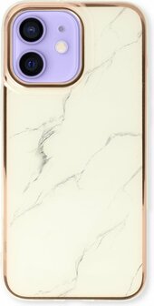 iPhone 11 - Marmer Back Cover - Wit