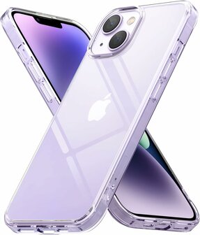 iPhone 15 Plus - HQ TPU Back Cover - Transparant