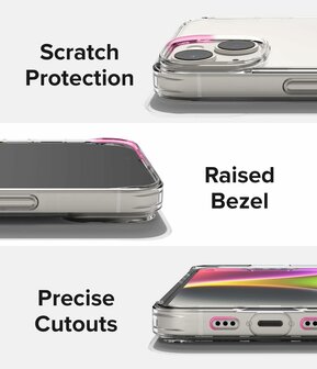 iPhone 15 Plus - HQ TPU Back Cover - Transparant