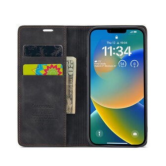 iPhone 16e - Book Case - Charcoal Gray