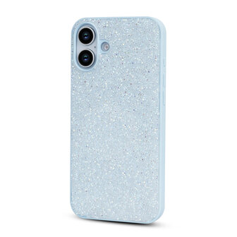iPhone 16 Plus - Diamant Glitter - Blauw