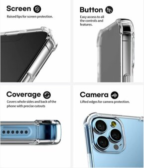 iPhone 14 Pro Max - HQ Anti-Shock - Transparant