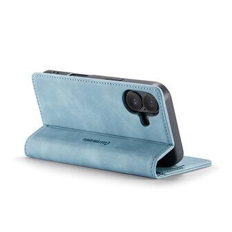 iPhone 16 - Aqua Blue - Book Case